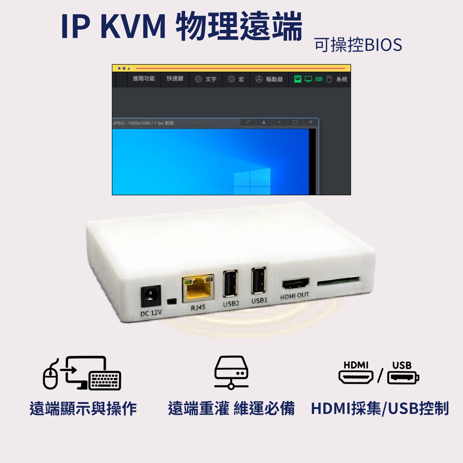 IP KVM 物理遠端 服務圖片